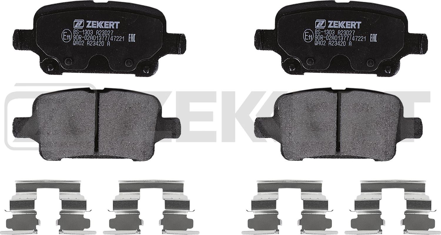 Тормозные колодки Zekkert задние для Opel Insignia II 2017-2026. Артикул BS-1303