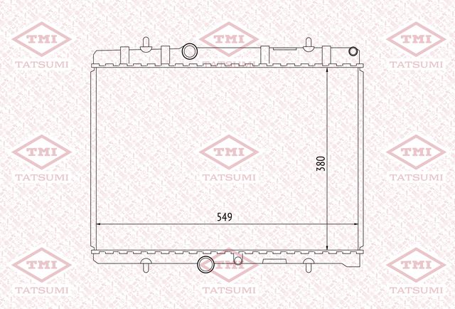 Радиатор охлаждения (Tatsumi). Артикул TGA1028