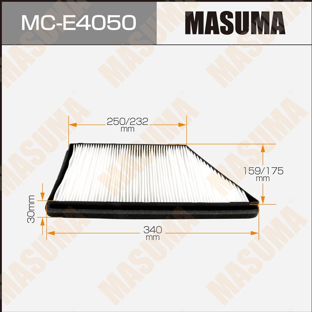 Салонный фильтр Masuma. Артикул MC-E4050