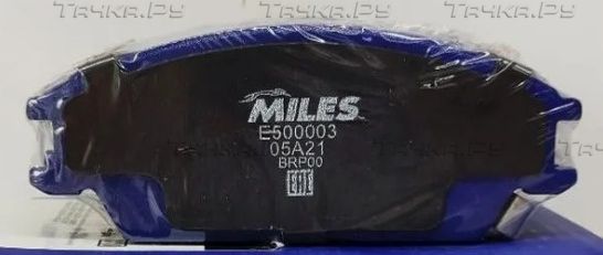 Тормозные колодки Miles (Керамика) передние для Hyundai Accent II 1999-2006. Артикул E500003