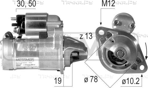 Стартер Era OEM для Opel Astra H 2004-2014. Артикул 220047