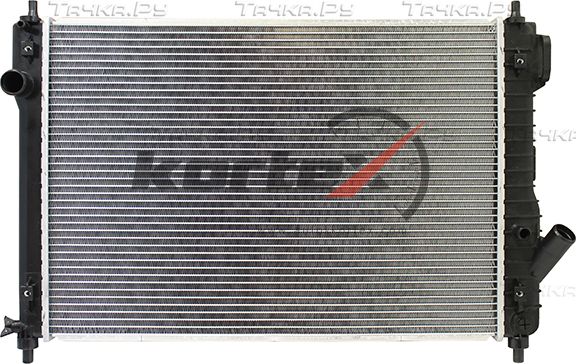 Радиатор CHEVROLET AVEO 08- 1.4/1.6 АКПП (Kortex). Артикул KRD1005