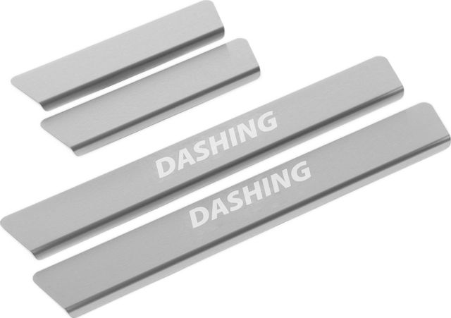 Накладки Rival на пороги (с надписью) для Jetour Dashing 2022-2026. Артикул NP.0905.3