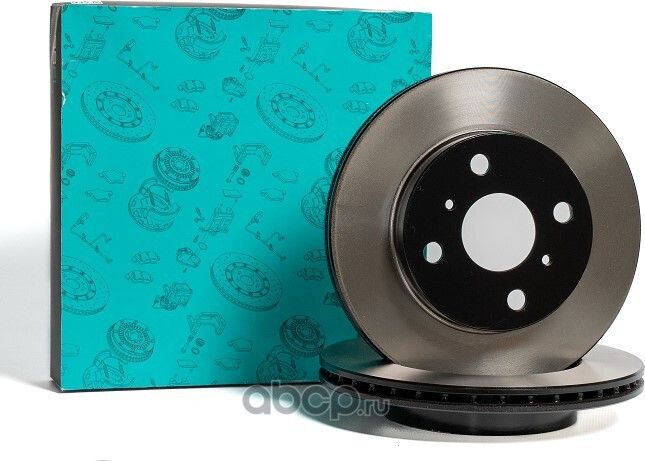 Диск тормозной передний (окрашенный) (Absel). Артикул TY422003