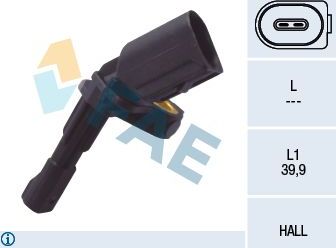 Датчик ABS FAE задний левый для SEAT Leon II 2005-2012. Артикул 78102