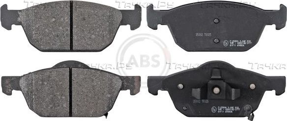Тормозные колодки ABS передние для Honda Civic X 2014-2026. Артикул 35002