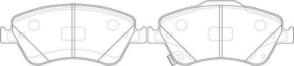 Тормозные колодки FIT. Артикул FP1571