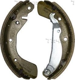 Тормозные колодки Zentparts задние для Opel Combo C 2001-2011. Артикул Z06806