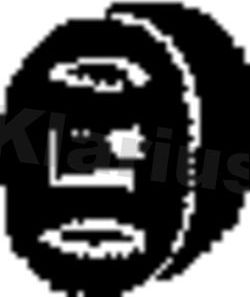 Крепление глушителя Klarius (резина). Артикул 420238