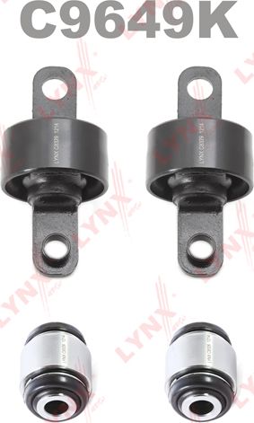 Сайлентблок заднего рычага подвески LYNXauto KIT нижний для Kia Carens II (UN) 2006-2012. Артикул C9649K