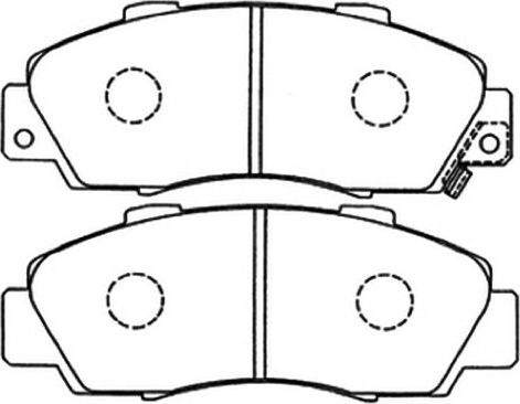 Тормозные колодки Akyoto Packing AKYOTO. Артикул AKD-8254