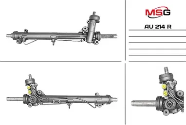 Рулевая рейка c ГУР восстановленная Seat Exeo 2008-2013, AUDI A4 / Avant 2004-20 (MSG). Артикул AU214R