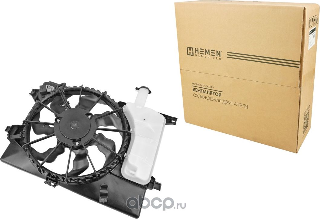 ВЕНТИЛЯТОР ОХЛАЖДЕНИЯ В СБОРЕ HYUNDAI ELANTRA 11-, (Hemen). Артикул HOFR012