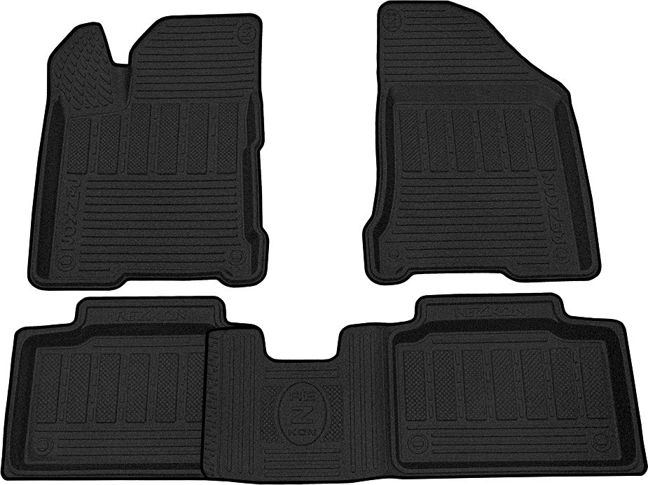 Коврики Rezkon 3D Evaplast (стандарт) для салона Lada Vesta 2015-2026. Артикул 4539045100