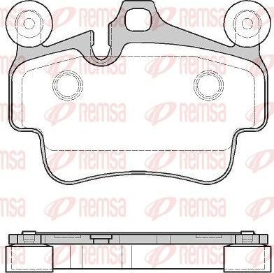 Тормозные колодки Remsa. Артикул 0773.20