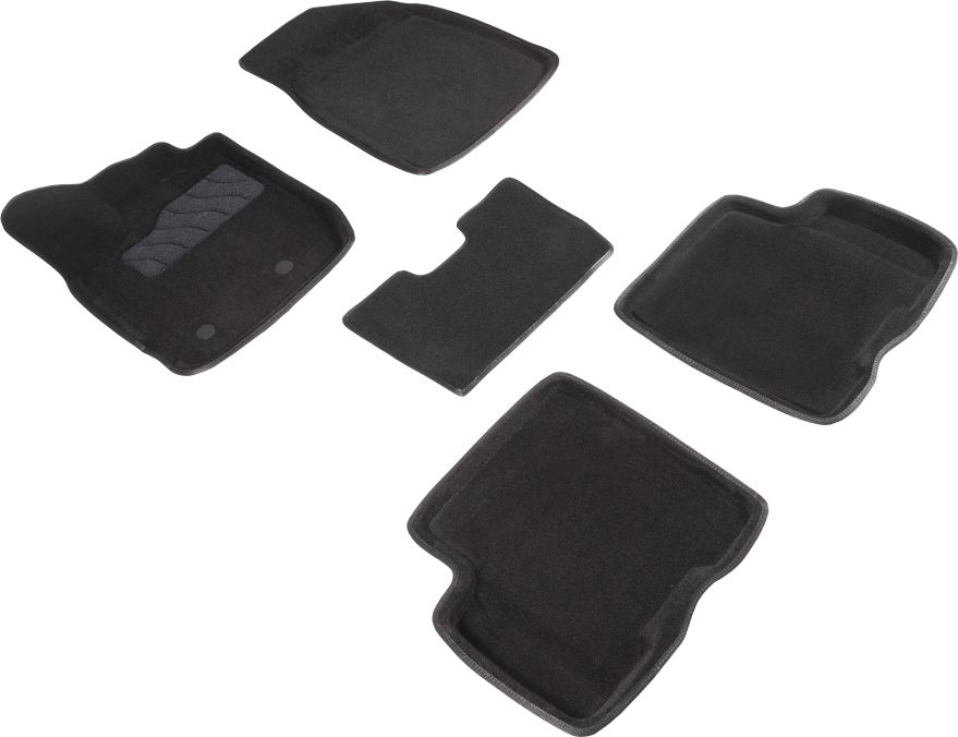 Комплект ковриков 3D Seintex для салона Renault Arkana I 2019-2026 ЧЕРНЫЙ. Артикул 92727