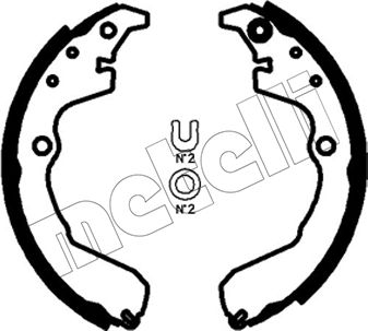 Тормозные колодки Metelli. Артикул 53-0708