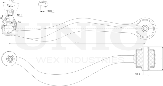 Рычаг подвески (Unio). Артикул SSP-40023
