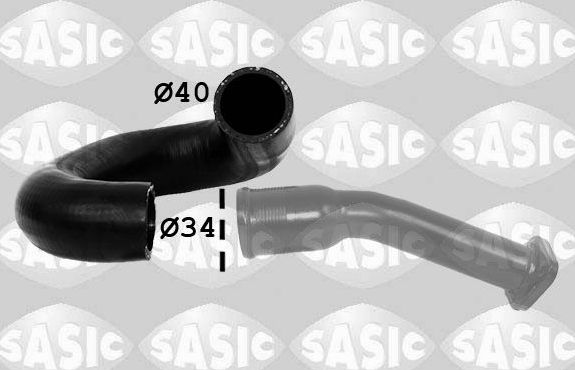 Патрубок интеркулера Sasic. Артикул 3336353