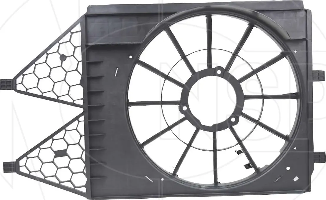 Диффузор вентилятора охлаждения ДВС SKODA Rapid NSP086R0121207 NSP. Артикул NSP086R0121207