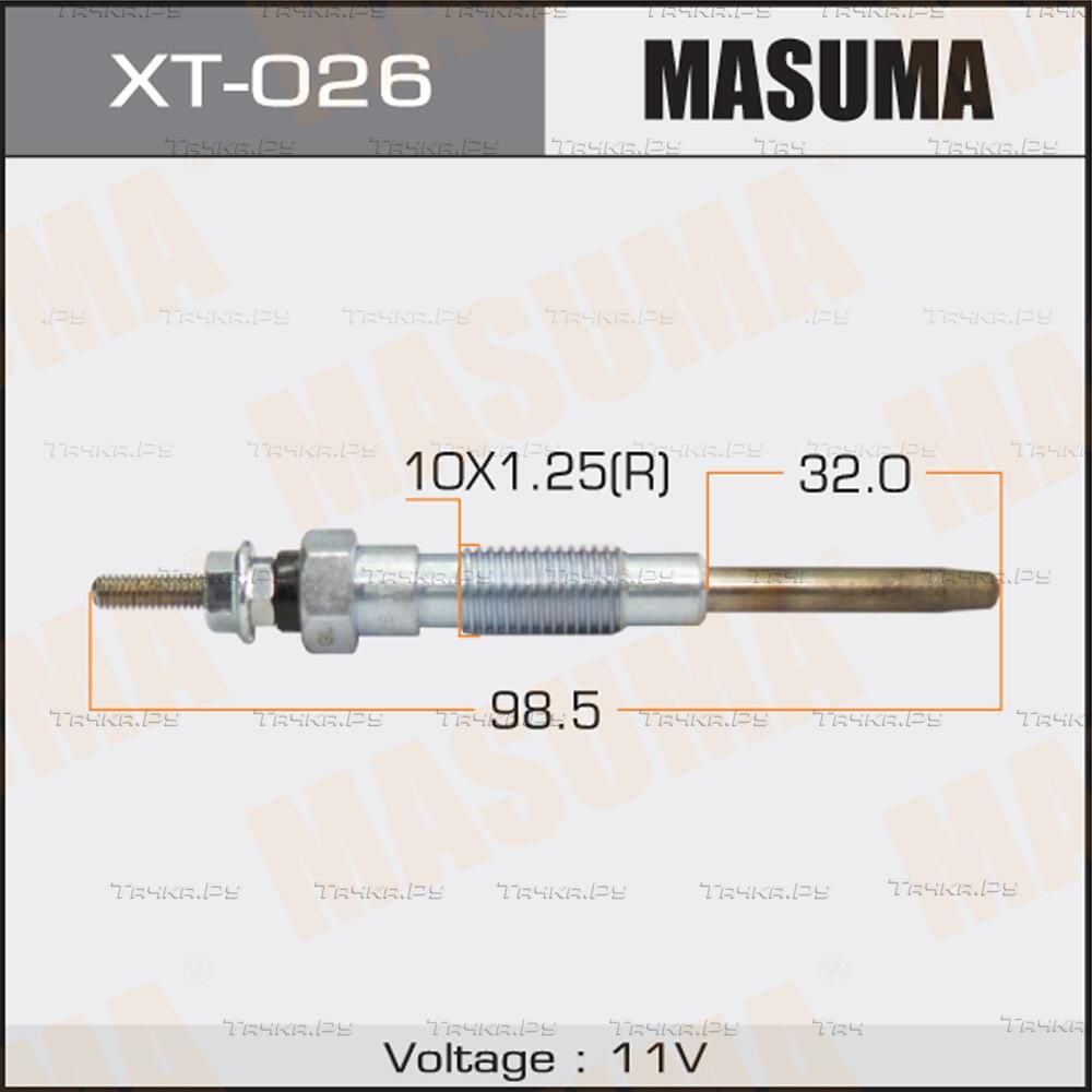 Свеча накаливания (накала) Masuma. Артикул XT-026