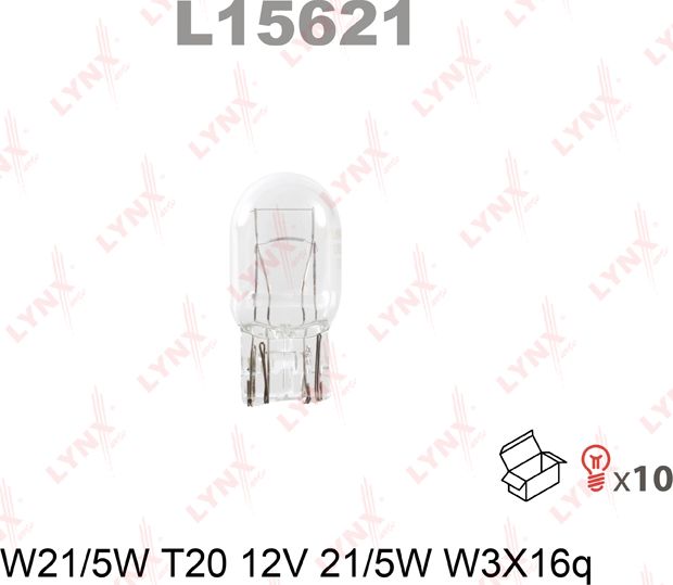 Лампа накаливания LYNXauto. Артикул L15621