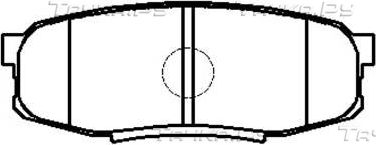 Тормозные колодки HSB. Артикул HP5214