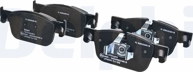 Тормозные колодки Delphi (Low-Metallic). Артикул LP3300