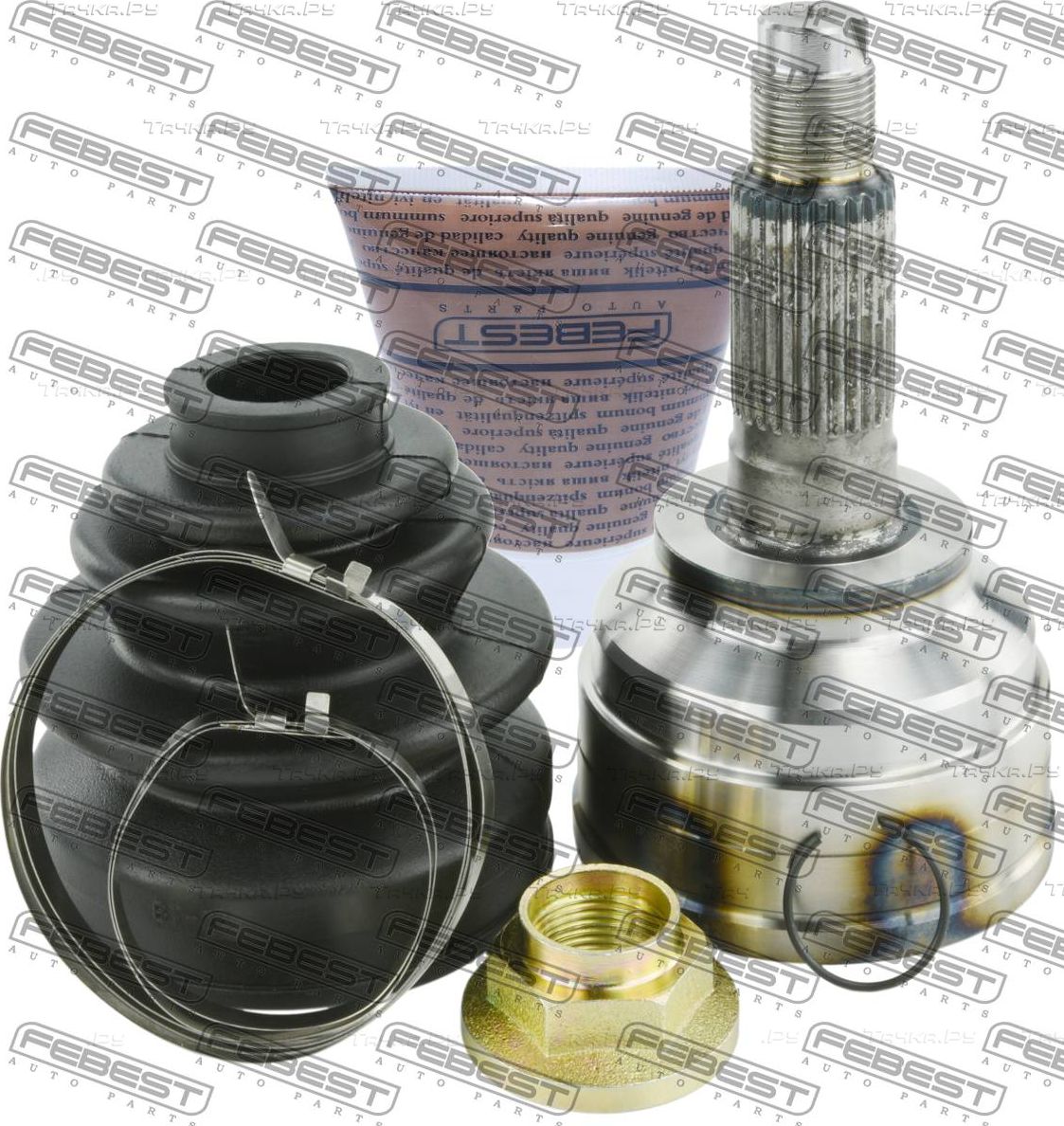 Шрус наружный (граната) Febest передний для Mazda Xedos 6 1992-1999. Артикул 0510-018