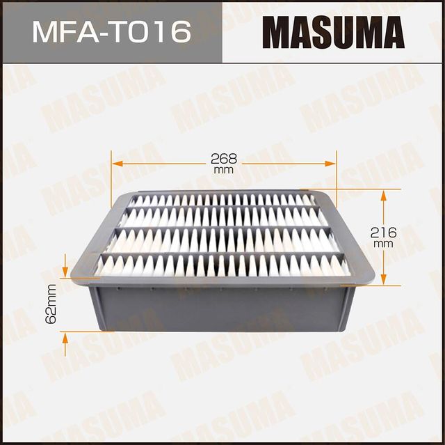 Воздушный фильтр Masuma. Артикул MFA-T016