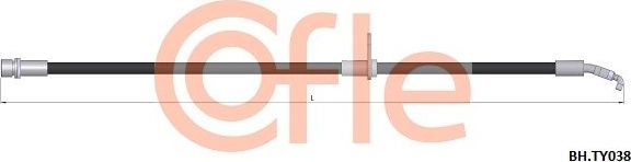 Тормозной шланг Cofle. Артикул 92.BH.TY038