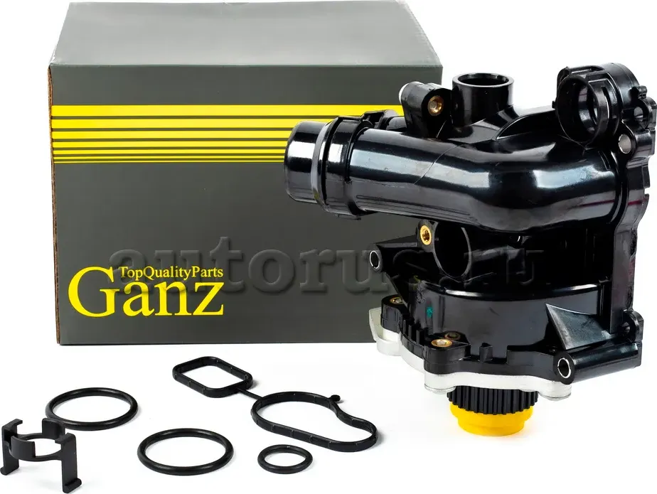 Насос водяной в сборе с термостатом (помпа) (Ganz) Ganz. Артикул GIF02044