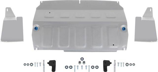 Защита Rival для картера, КПП, пыльников левого и правого Chery Tiggo 8 Pro 2021-2026. Артикул 333.0922.1