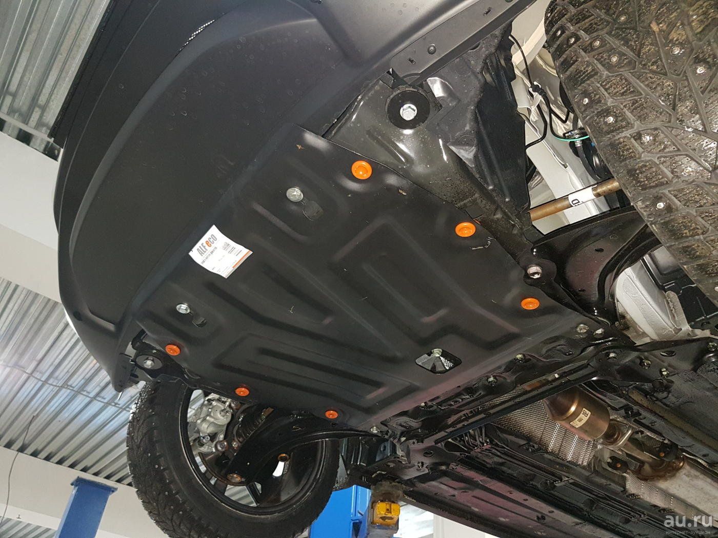 Защита Alfeco для картера и КПП Nissan Juke YF15 2010-2019. Артикул ALF.15.35