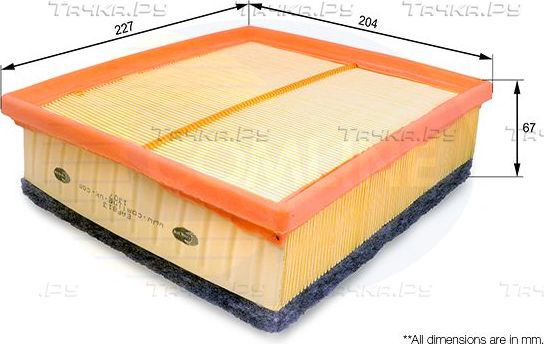 Воздушный фильтр Comline для BMW 1 II (F20/F21) 2011-2019. Артикул EAF813