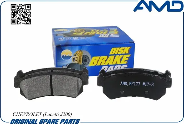AMDBF177 AMD Колодки тормозные дисковые PN0376 96405131 SP1160 AMD. Артикул AMDBF177