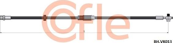 Тормозной шланг Cofle. Артикул 92.BH.VK013