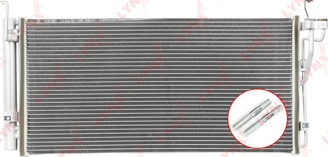 Радиатор кондиционера (конденсатор) LYNXauto. Артикул RC-0070