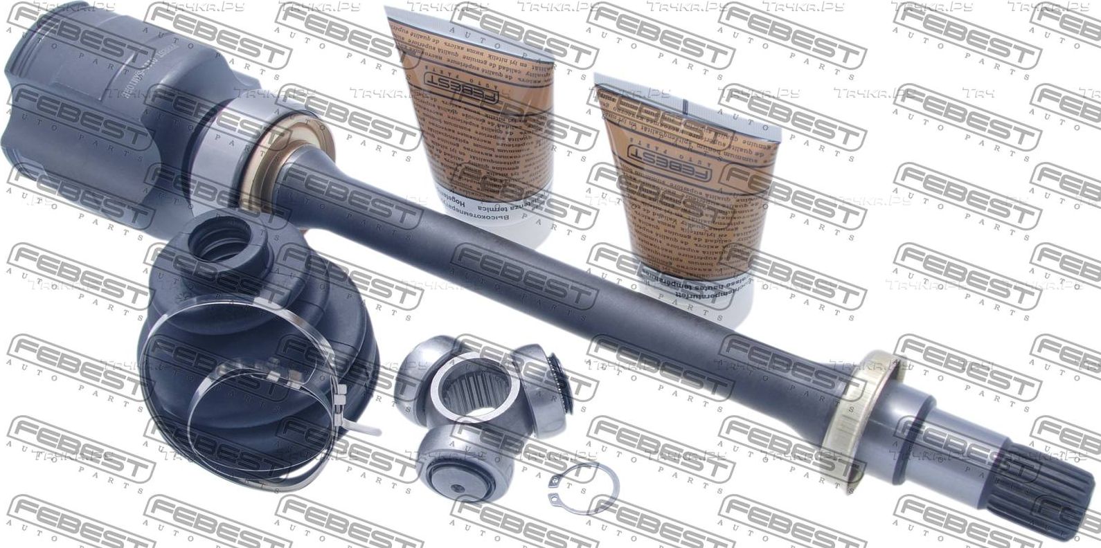 Шрус внутренний (граната) Febest передний правый для Toyota Corolla E120, E130 2001-2003. Артикул 0111-SXM10RH