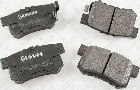 Тормозные колодки Stellox. Артикул 336 002B-SX