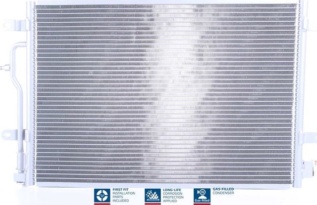 Радиатор кондиционера (конденсатор) Nissens (алюминий) для Audi A4 II (B6) 2002-2004. Артикул 94665