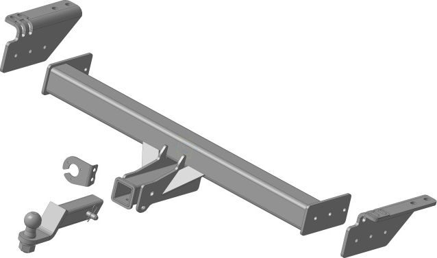 Фаркоп Трейлер под американский квадрат для Jac T6 2019-2026. Артикул 7861