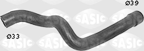 Патрубок радиатора (системы охлаждения) Sasic нижний для Opel Astra G 1998-2000. Артикул SWH6767