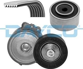 Приводной ремень поликлиновой с роликами (комплект) Dayco. Артикул KPV100