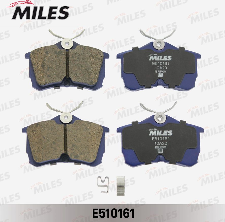 Тормозные колодки Miles (Керамика). Артикул E510161