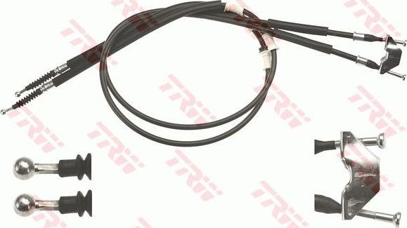 Трос ручника (тросик ручного тормоза) TRW. Артикул GCH612