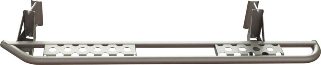 Силовые пороги STC для Isuzu D-MAX II 2012-2020 раздельные ступени. Артикул STC-ID-MAX/12-S-C2