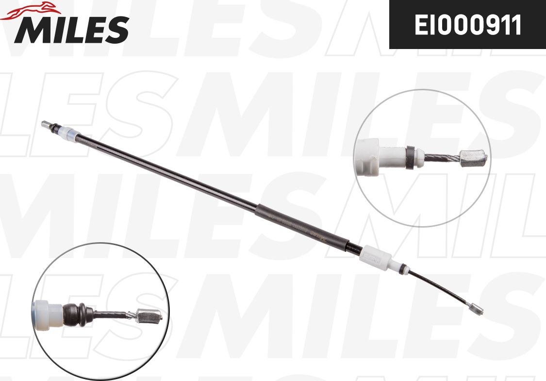 Трос ручника (тросик ручного тормоза) Miles. Артикул EI000911