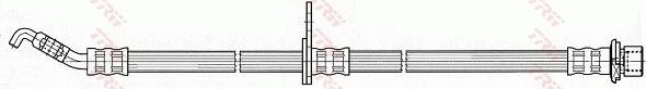Тормозной шланг TRW задний левый для Toyota Highlander I (U20) 2003-2010. Артикул PHD643