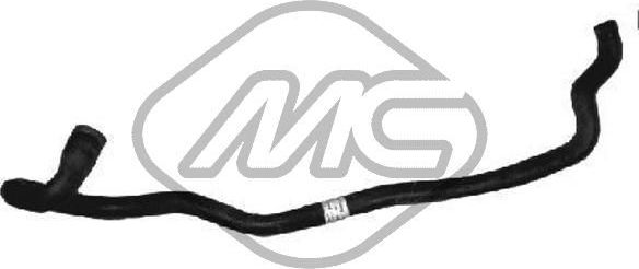 Патрубок радиатора (системы охлаждения) Metalcaucho нижний для Peugeot 405 1988-1996. Артикул 08064